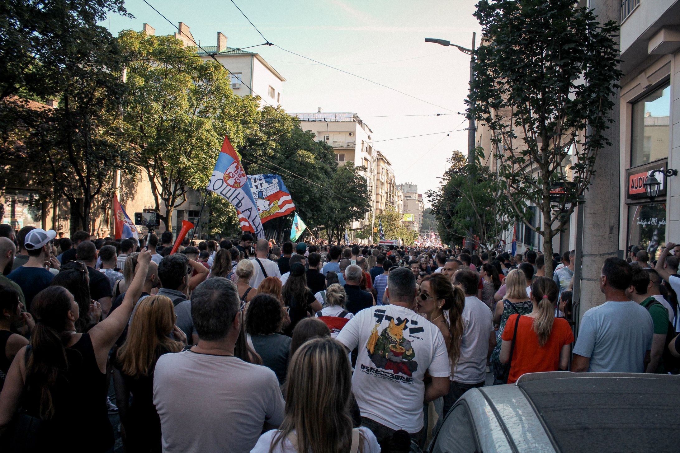 Studentska blokada, Beograd